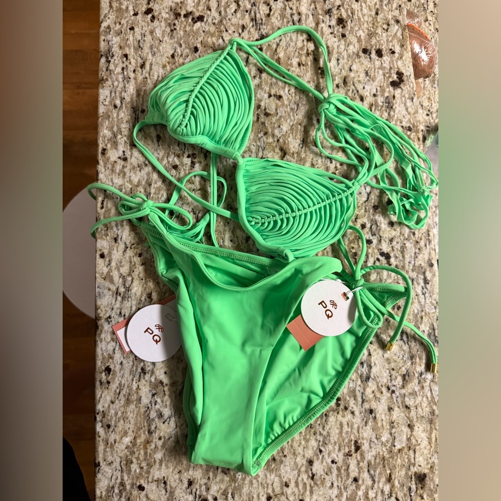 NWT PQ Swim Bikini - Green